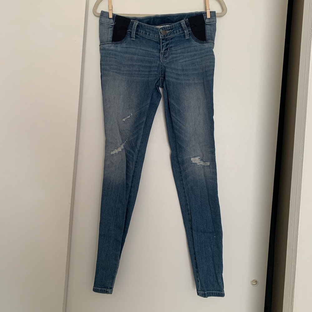 Target under belly maternity jeans